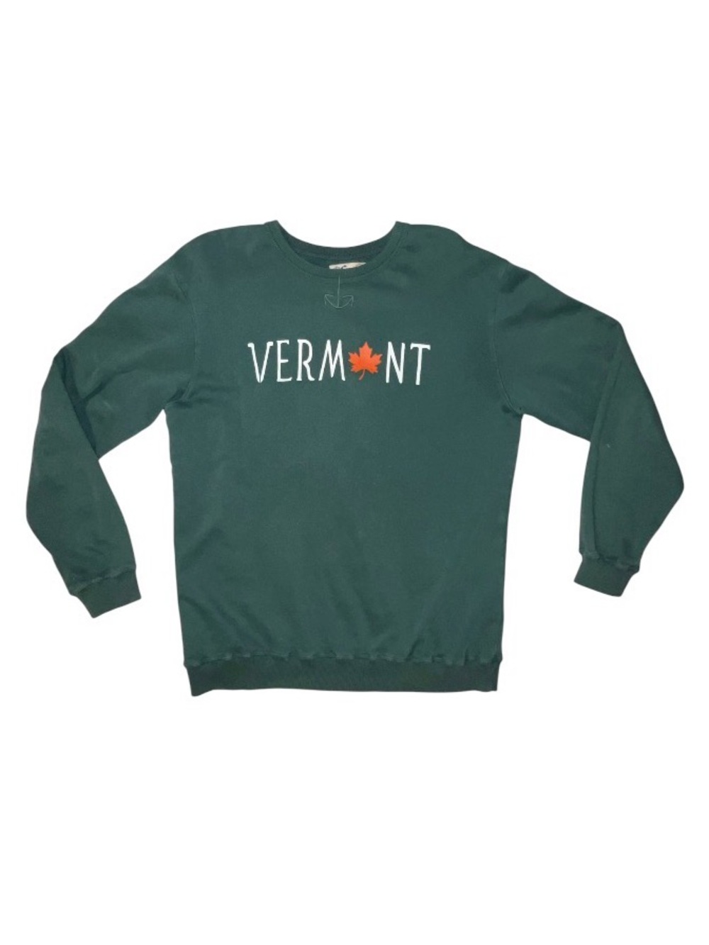 Kiel James Patrick Anchorknit Coastal Crewneck Vermont Sweatshirt 23” PTP